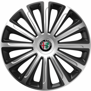 KRYTY KOLIES PRE ALFA ROMEO 16" TREND silver/black 4ks