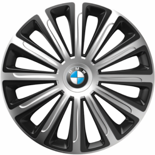 KRYTY KOLIES PRE BMW 16" TREND silver/black 4ks