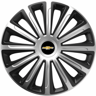 KRYTY KOLIES PRE CHEVROLET 15" TREND silver/black 4ks