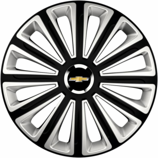 KRYTY KOLIES PRE CHEVROLET 16" TREND black/silver 4ks