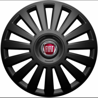 KRYTY KOLIES PRE FIAT 15" LUXURY black 4ks