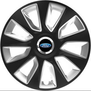 KRYTY KOLIES PRE FORD 16" STRATOS black/silver 4ks