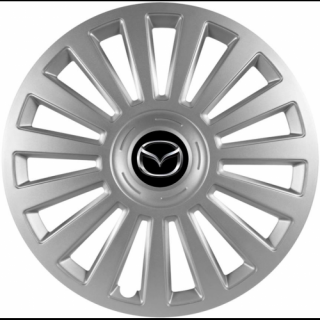 KRYTY KOLIES PRE MAZDA 16" LUXURY silver 4ks