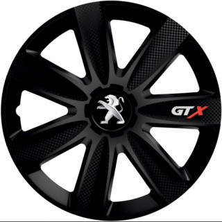 KRYTY KOLIES PRE PEUGEOT 15" GTX black 4ks