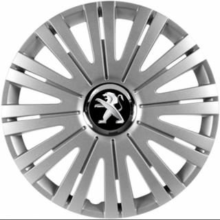 KRYTY KOLIES PRE PEUGEOT 16" ACTIVE silver 4ks
