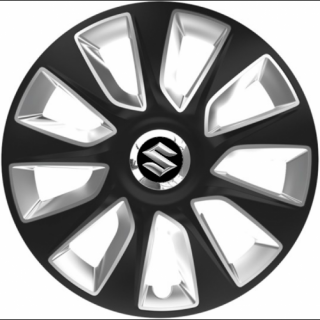 KRYTY KOLIES PRE SUZUKI 15" STRATOS black/silver 4ks