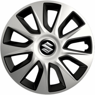 KRYTY KOLIES PRE SUZUKI 15" STRATOS silver/black 4ks