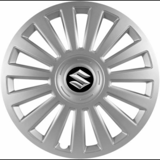 KRYTY KOLIES PRE SUZUKI 16" LUXURY silver 4ks