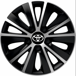 KRYTY KOLIES PRE TOYOTA 15" RAPIDE silver/black 4ks