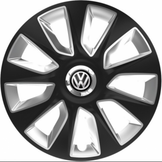 KRYTY KOLIES PRE VW 15" STRATOS black/silver 4ks