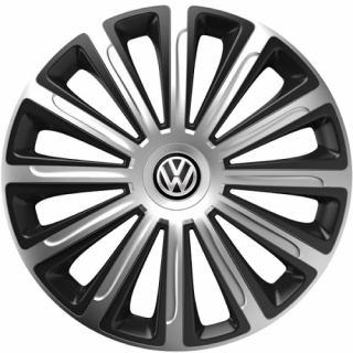 KRYTY KOLIES PRE VW 16" TREND silver/black 4ks