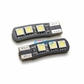 LED AUTO ŽIAROVKA 3SMD 5050 CANBUS-RESISTOR, T10