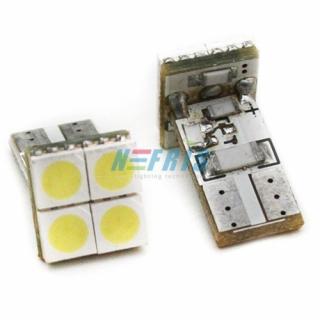 LED AUTO ŽIAROVKA 4 SMD5050 CANBUS, T10