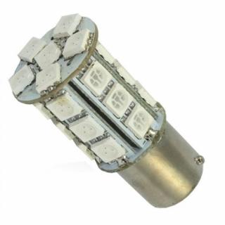 LED AUTO ŽIAROVKA BA15S 24 SMD5050 P21W CANBUS ORANGE