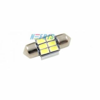 LED AUTO ŽIAROVKA C5W 6 SMD5630 CANBUS 31MM 1.5W