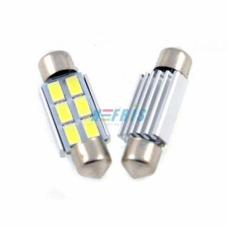 LED AUTO ŽIAROVKA C5W 6 SMD5630 CANBUS 36MM 1.5W