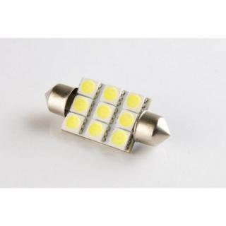 LED AUTO ŽIAROVKA C5W C10W 9SMD5050 39MM