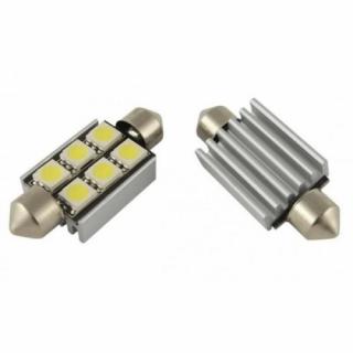 LED AUTO ŽIAROVKA C5W C10W CANBUS 6 SMD5050 36MM