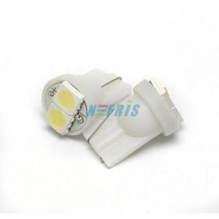 LED AUTO ŽIAROVKA T10 2 SMD5050 12V 0,4W STUDENÁ BIELA