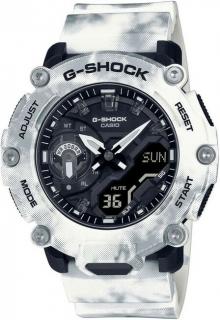 CASIO G-SHOCK ORIGINAL CARBON CORE GUARD GA-2200GC-7AER GRUNGE SNOW CAMOUFLAGE SERIES