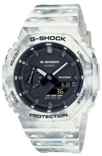 CASIO G-SHOCK ORIGINAL CARBON CORE GUARD GAE-2100GC-7AER GRUNGE SNOW CAMOUFLAGE SERIES