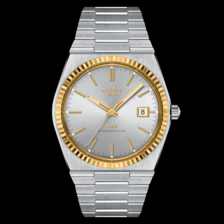 TISSOT PRX POWERMATIC 80 18K GOLD BEZEL T931.407.41.031.01