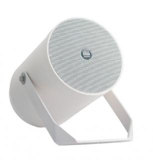 AMC SP 10 biely - Projekčný reproduktor 10W/100 V, 130 Hz – 15 kHz, ø138×205 mm, biely, so širokým vyžarovacím uhlom, do vonkajšieho prostredia. Je vhodný pre kvalitnú reprodukciu hudby a hovorenej reči