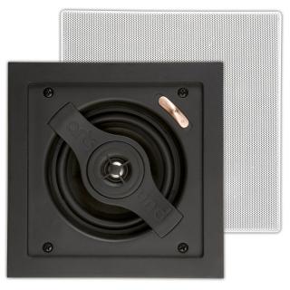 ArtSound Intiimi SQ2040 - Štvorcový reproduktor pre zabudovanie do stropu alebo steny. 2-pásmové, 4" bassový a 1" výškový menič, 20-120W / 4-8 Ohm, titánové membrány, 60Hz -20kHz. Uvedená cena je za súpravu dvoch reproduktorov