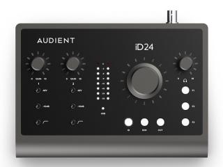 AUDIENT iD24 - USB zvuková karta, 2-in, 6-out, high performance 24-bit/96kHz AD/DA prevodníky ADAT rozšíriteľnosť na10in /14out, 2x symetrické Insert zbernice, USB-C