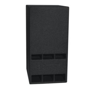 Biamp/Apart SUB2400-BL - Pasívny nízkotónový reproduktor (subwoofer) 2x300 W, 45 Hz – 150 Hz, 700x450x352 mm, s dvomi 10“ reproduktormi