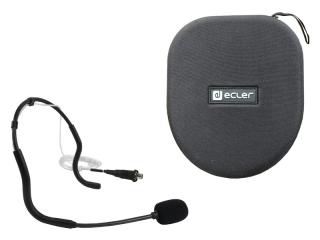 ECLER eMICFIT2 - Náhlavný, kondenzátorový mikrofón vhodný pre hovorené slovo, 20 Hz - 20 kHz, charakteristika guľová, omnidirectional, 680 Ohm, molitanová ochrana, puzdro, 0.052 kg