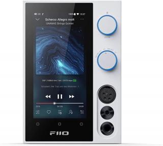 FiiO R7 white - Nekompromisné stolné all-in-one zariadenie. Hi-Fi prehrávač, USB DAC, slúchadlový zosilňovač, Bluetooth vysielač/prijímač, AirPlay prijímač, Roon Ready režim, koaxiálny/optický dekodér.