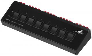 Monacor SPS-80S - Reproduktorový switch-box  Pre pripojenie až 8 párov reproduktorov (4-8 Ω)