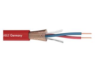 Sommer Cable 200-0053 CLUB SERIES MKII - červený, kvalitný a flexibilný mikrofónový kábel pre náročné pódiové a live aplikácie. Prierez vodičov 2x0,34mm, priemer kábla 6,5mm, tienenie 95%, hmotnosť 50g.