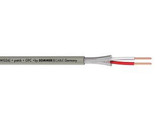 Sommer Cable 200-0316 SCUBA 14 HIGHFLEX - Štúdiový prepojovací kábel  Profesionálne prepojovanie v štúdiu • High quality mini-mikrofónový kábel. Symetrický kábel pre štúdiový a živé aplikáciel, priemer plášťa PVC 3,8 mm, prierez vodičov 2x0,14mm, tienenie