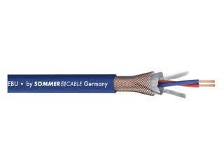 Sommer Cable 200-0372 MICRO-STAGE - Symetrický mikrofónny kábel pre analógový aj digitálny prenos, impedancia 110 Ohm, prierezy vodičov 2x0,14mm, priemer PVC 5.8mm. Využitie pre mobilné aj pevné aplikácie. Farba modrá