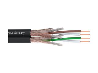 Sommer Cable 200-0551 PEACOCK MK II AES/EBU - dvojitý mikrofónový kábel, čierny