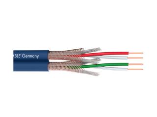 Sommer Cable 200-0552 PEACOCK MK II AES/EBU - dvojitý mikrofónový kábel, modrý