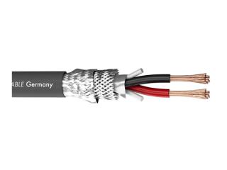 Sommer Cable 425-0056FG MERIDIAN INSTALL SP225 - Reproduktorový inštalačný kábel 2x2,5mm (2LIY2,50mm²) Y (AWG13) s dvojitým tienením. Nehorľavý (FRNC E30/LSZH) a bezhalogénny plášť s priemerom 8,3mm.