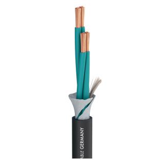 Sommer Cable 490-0051-425 ELEPHANT SPM425 - SPM425 má celkovo 4 vodiče, 2 pre basové spektrum s priemerom 2,5 mm2 (žilka s priemerom 0,15 mm2) a 2 vodiče pre vysoko frekvenčné pásmo o priemere 2,5 mm2 (žilka s priemerom 0,15 mm2).