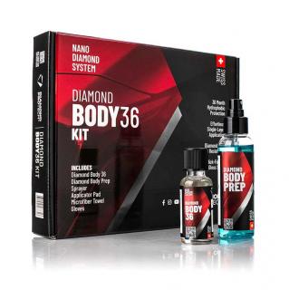 Diamond Pro Tech Diamond Body 36 Kit - keramická ochrana 30ml (Sada keramickej ochrany s čiastočkami diamantov na vysokú odolnosť a hydrofóbnosť s výdržou až do 36 mesiacov)