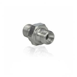 MTM Hydro 1/4" X 1/4" Male - redukcia s vonkajšími závitmi ("Štvrťková" redukcia s vonkajšími závitmi na pripojenie rýchlospojkového výstupu s napeňovačom či tryskou)