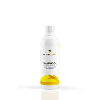 UltraCoat Shampoo+ - kyslý šampón 500ml (Silný kyslý šampón ideálny na prípravu auta pred nanášaním čerstvej ochrany, na odstránenie zvyškov leštidiel alebo hĺbkové umytie keramiky)