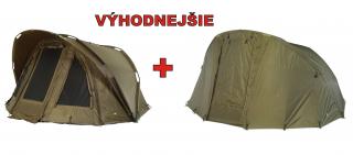 Bivak Giants Fishing Gaube Bivvy 2 Man + Druhý plášť - Akčný set