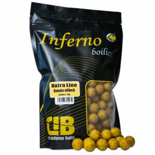 Carp Inferno Boilies Nutra Line - Banán/Oliheň, Variant 20 mm 1 kg