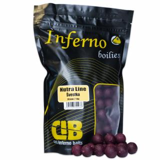 Carp Inferno Boilies Nutra Line - Švestka, Variant 20 mm 1 kg