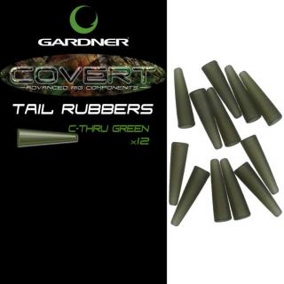 Gardner Návleky Covert Tail Rubbers, Variant C-Thru Green ( průhledná zelená)