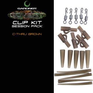 Gardner Systém Covert Clip Kit Pack, Variant C-Thru Brown(Průhledná hnědá)