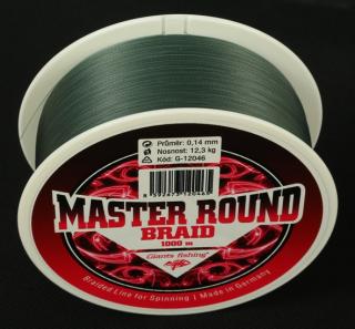 Pletená šnúra Giants Fishing Master Round Braid 1000m, Variant 0,12mm (9,80kg)