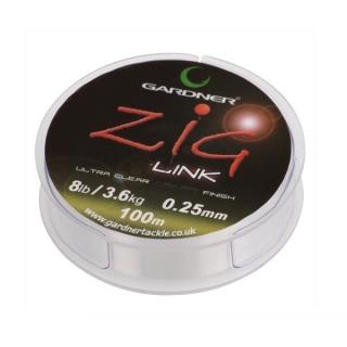 Vlasec Gardner Zig Link Clear 100m, Variant 0,25mm/3,6kg (8lb)